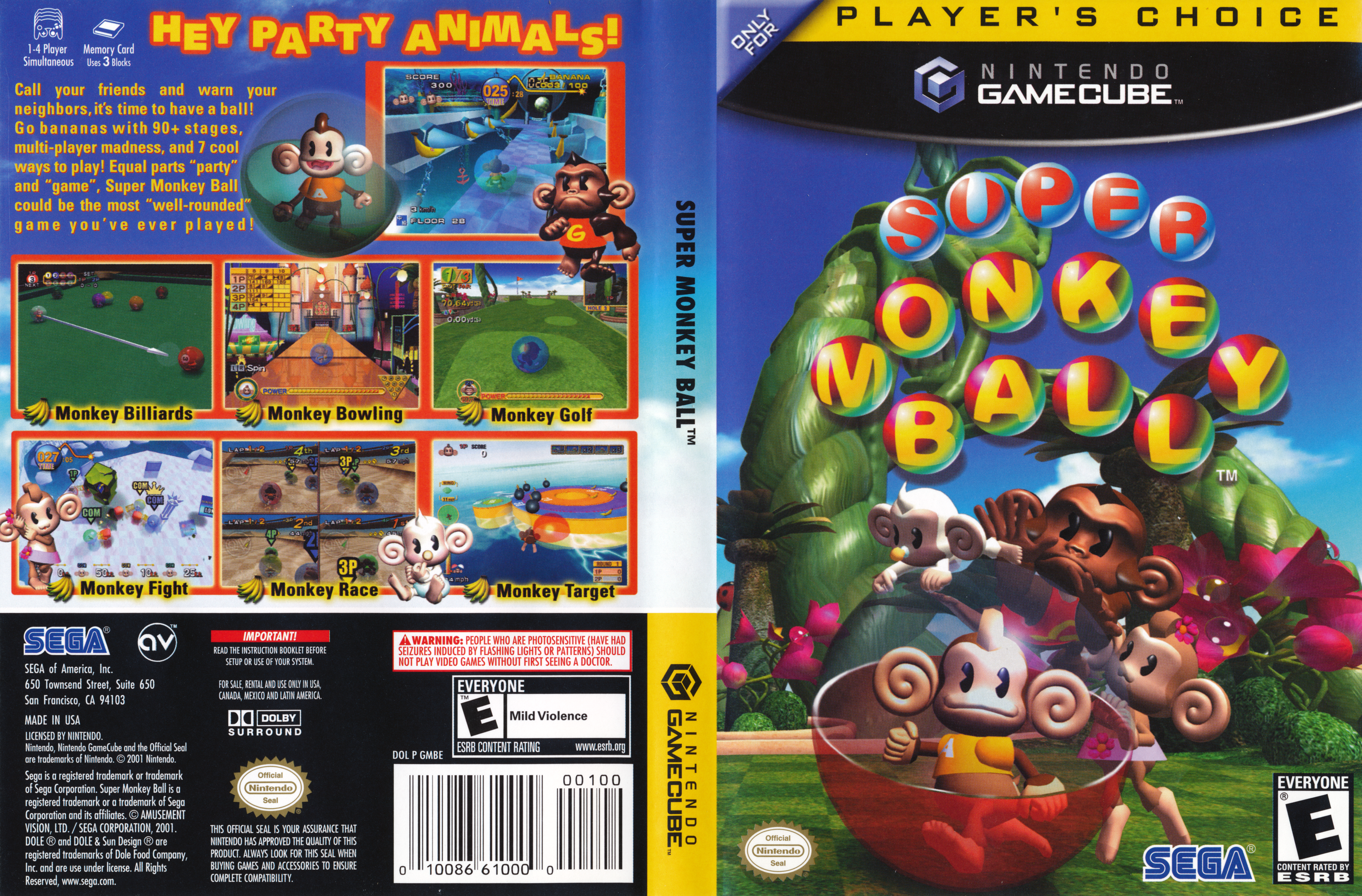 その他 SUPER MONKEY BALL p706p5g Super Monkey Ball – Gaming Alexandria